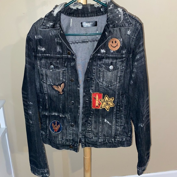 Metallica amiri jean jacket